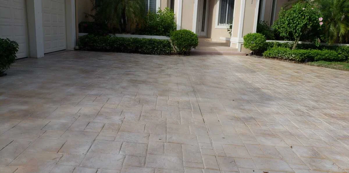 garage concrete overlay