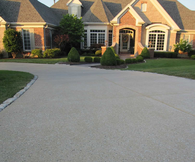 Low maintenance driveway resurfacing