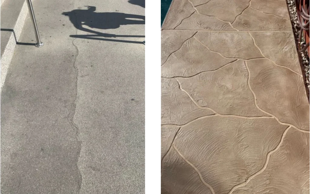 problems with flake decks cracking