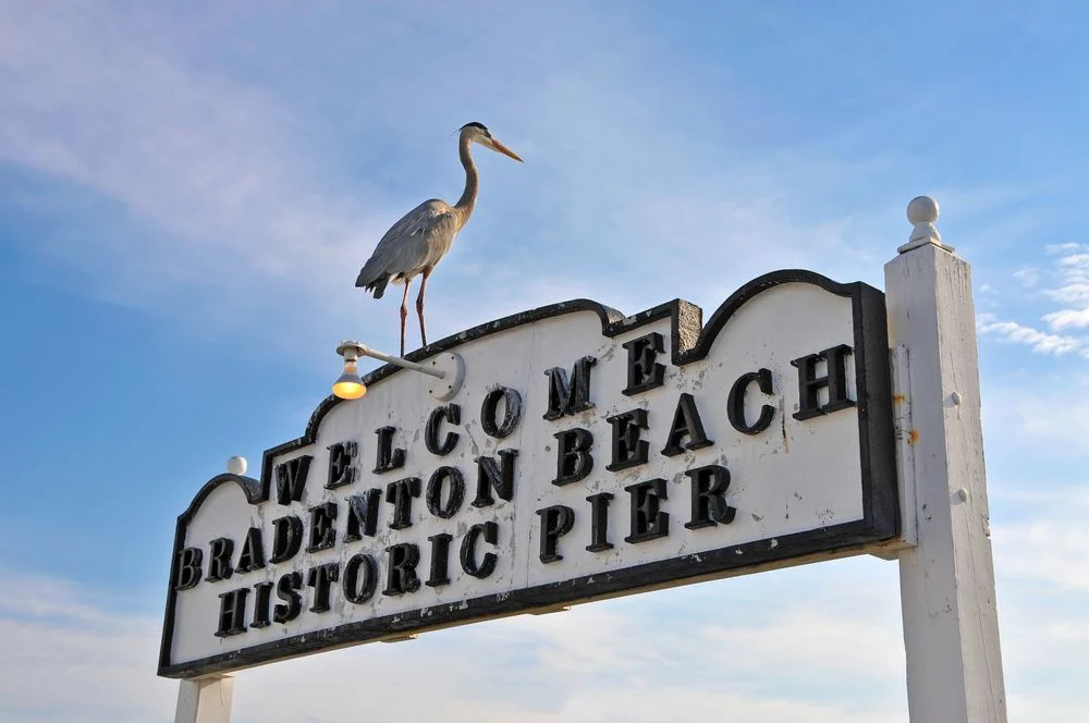 Bradenton Beach Historic Pier Sign Bradenton