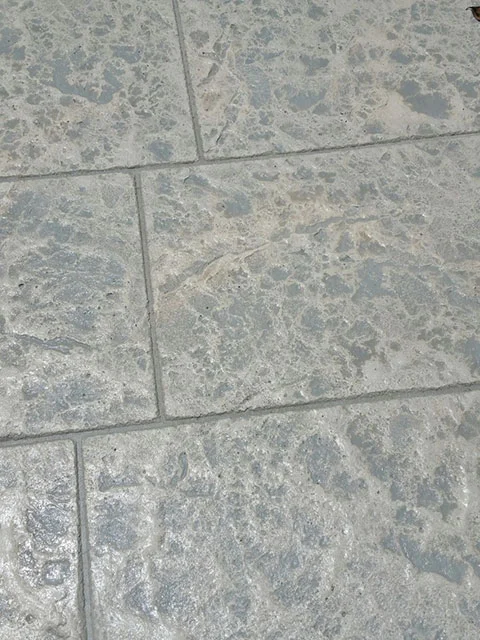 stamped concrete floor