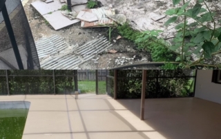 pool deck before after decorative concrete orlando home