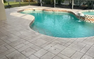 pool deck concrete resurfacing modern tile pattern west palm beach
