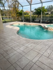 pool deck concrete resurfacing modern tile pattern west palm beach