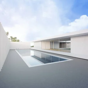 concrete swimming pool deck