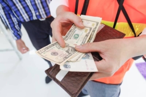 contractors pay upfront