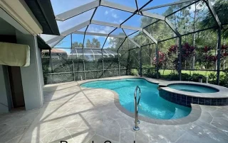 newly finish pool renovation