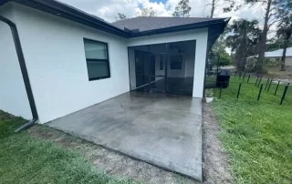 stain epoxy polished concrete