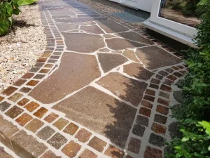walkway concrete patio resurfacing