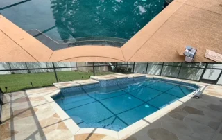 Before and After pool deck resurfacing