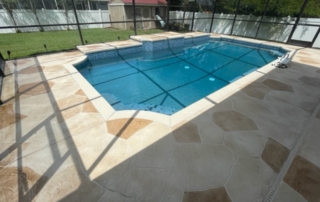 Pool restoration with long lasting and resistant coating