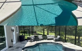 before and after pool resurfacing