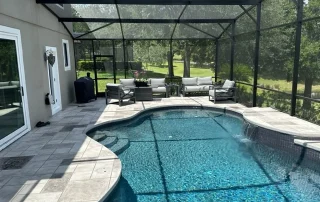 silver travertine coping pool resurfacing