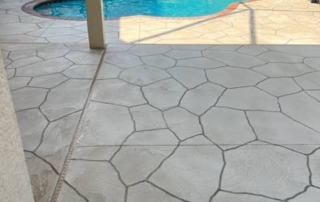 whole view pool deck stamped concrete