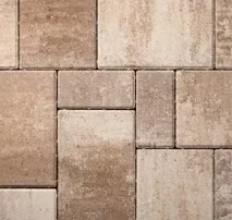 beige brick pavers