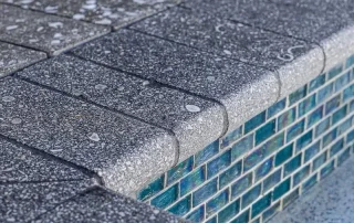 gray bullnose pool coping