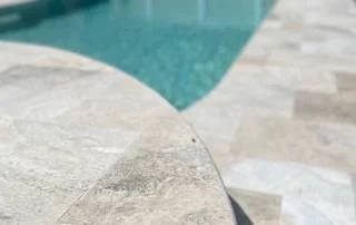 ivory travertine pool