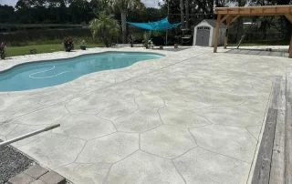 ongoing pool deck lanai resurfacing