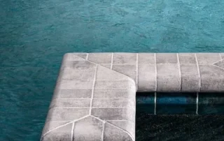 pool coping and decking