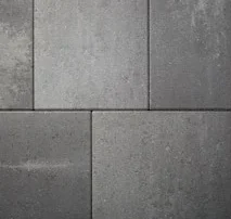 smooth gray rectangle brick pavers