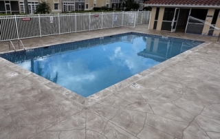 Pool deck Clearwater FL in pacific stone