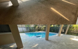 before and after pool deck resurfacing pavers