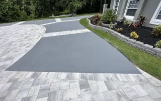 cocnrete driveway paver