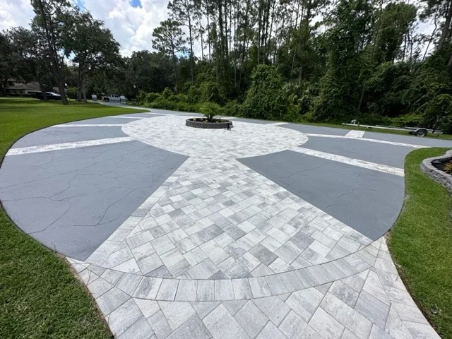 smooth paver driveway resurfacing