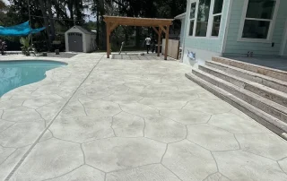 stamped stone pool resurfacing