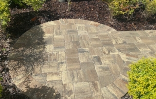 Curved Paver Pathway