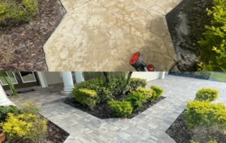 Residential Driveway Resurfacing Before and After