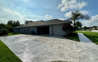 Textured Driveway Finish After Coating