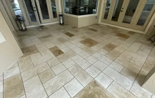 Elegant Patio Design with Pacific Tile Decorative Concrete