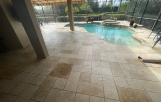 Enhanced Outdoor Pool Space with Pacific Tile Decorative Concrete