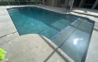 Pool Renovation Sunshine Reflection