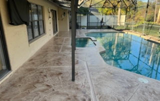 Poolside Decorative Concrete Resurfacing
