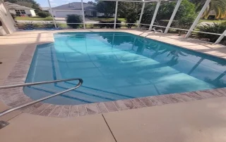 Large Tiles on Pool Lanai