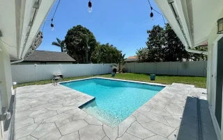 backyard pool patio