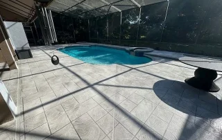creative resurfacing large pool deck