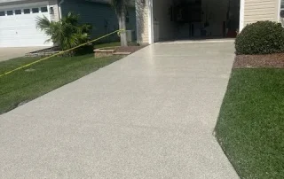 new concrete driveway