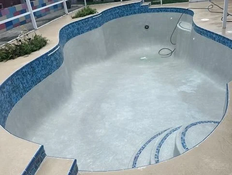 pool renovation in progress