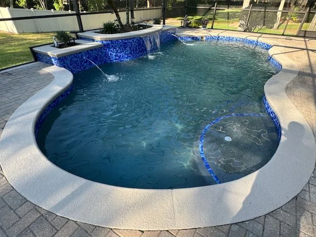 pool resurfacing project stages