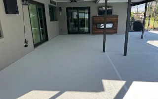 resurfaced outdoor patio flooring