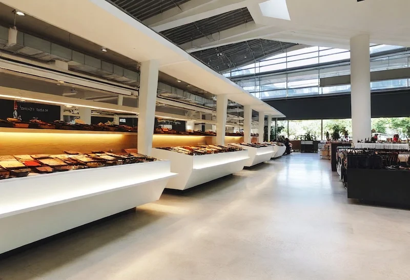 Semi-Polished Stained Flooring