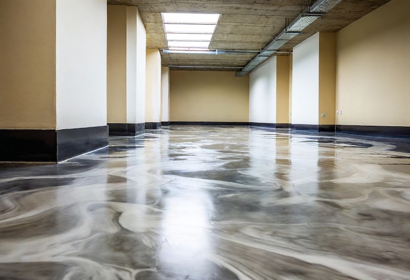View of Choosing Between Concrete Overlay and Epoxy for Your Floors