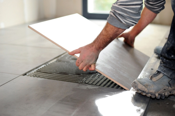 poured concrete floor