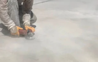 grind before resurfacing concrete