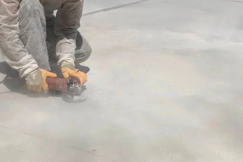 grind before resurfacing concrete